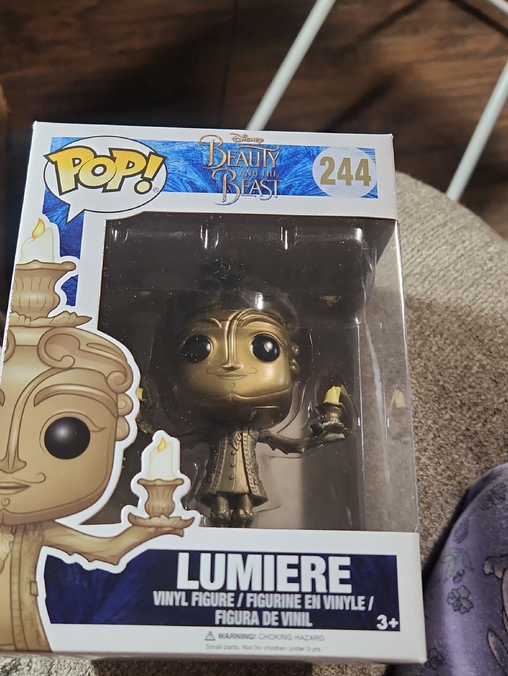 Disney Funko Pop! Lumiere Metallic Gold Vinyl Figure